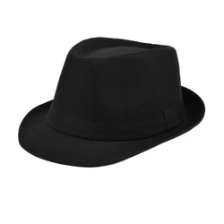 Retro Fedora Hat All-match Men Felt Ladies Cowboy Hats Party Gentleman Casual Style Cowgirl Bonnet Men Cosplay Hat