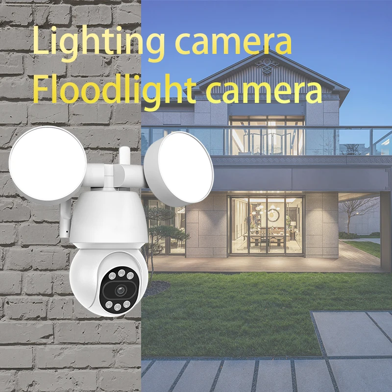 Full HD Night Vision Mobile Phone Wireless WiFi Remote Waterproof Home Camera Outdoor Courtyard Network 360 ° Monitoring Camera