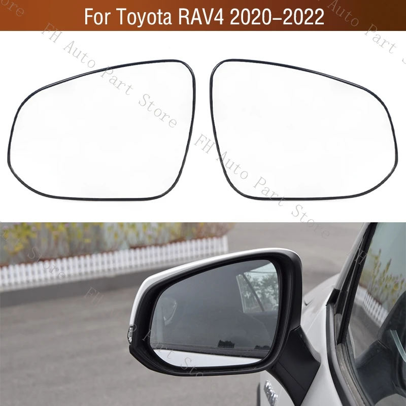 

Car Exterior Rearview Wing Door Side Mirror Glass Lens With Heated For Toyota RAV4 RAV 4 2020 2021 2022