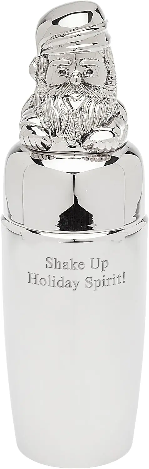 Engraved Santa Cocktail Shaker (FREE CUSTOMIZATION)