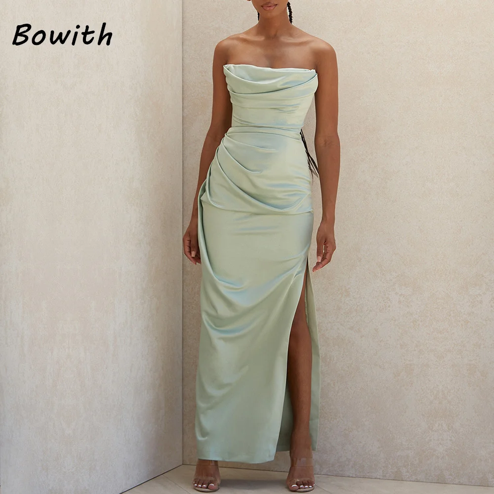 

Bowith Evening Dress Wedding Party Elegant Sleeveless Dresses for Women Prom Formal occasions Gown Gala Dress vestidos 2024New