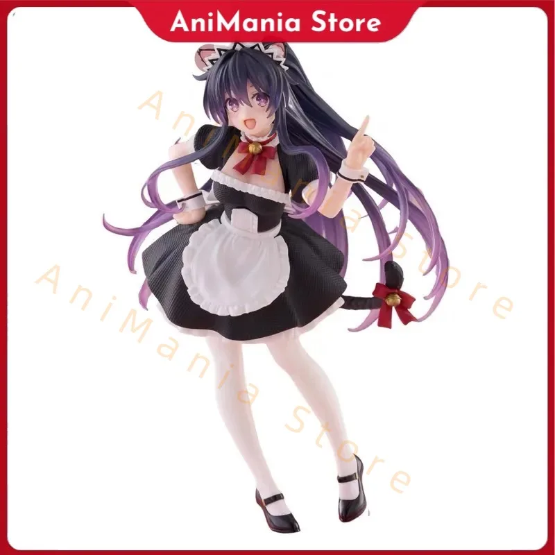 

В наличии Original TAITO DATE A LIVE Coreful Yatogami Tohka (Nekomimi Maid ver.) Фигурка аниме 18 см, красивая Коллекционная модель