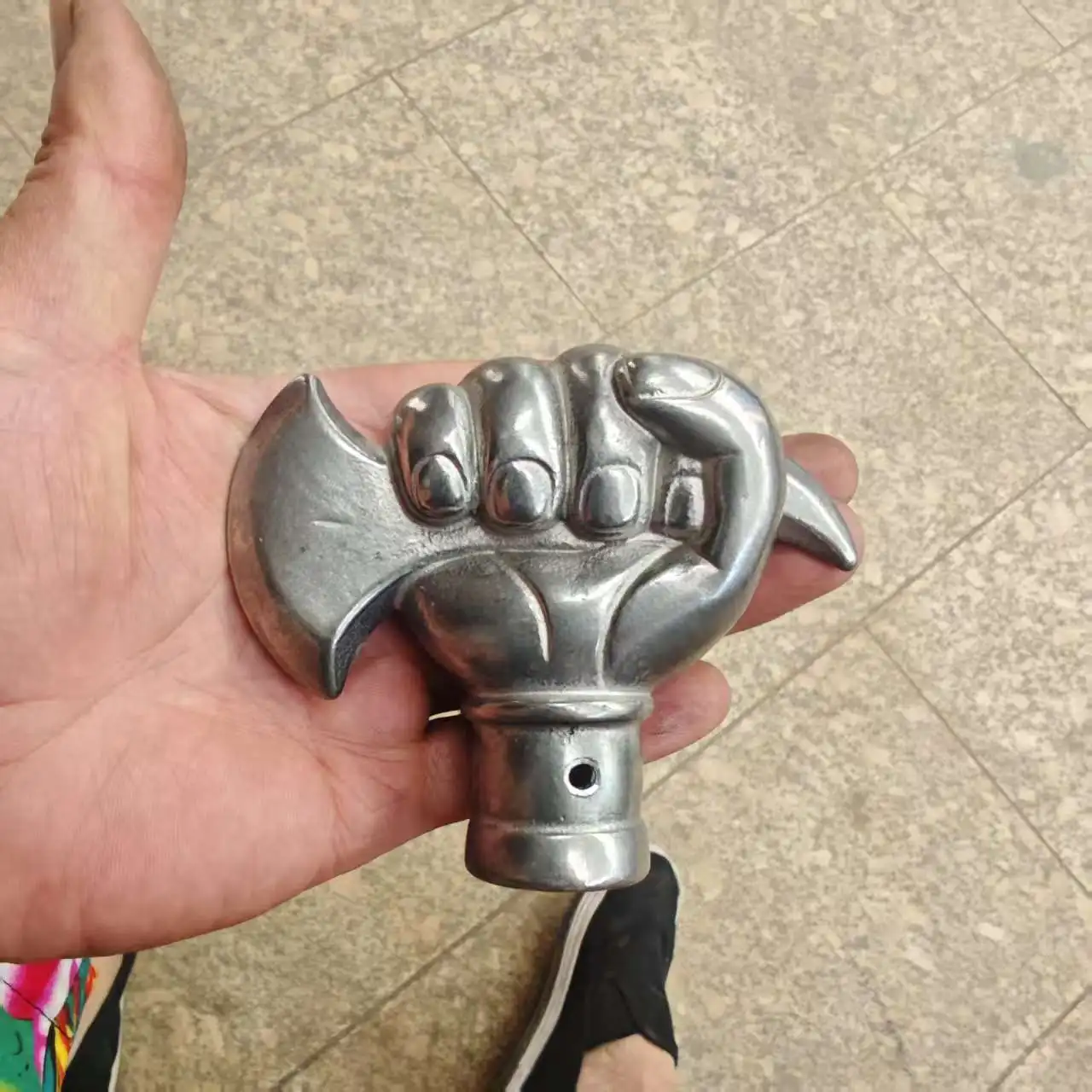 31cm Outdoor EDC Portable Retro Liaojin Guduo Stainless Steel Hammer Fitness Car Emergency Broken Window Axe Props Hammer Tools