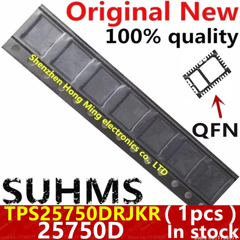 (1piece)100% New TPS25750DRJKR TPS25750D 25750D QFN-38 Chipset