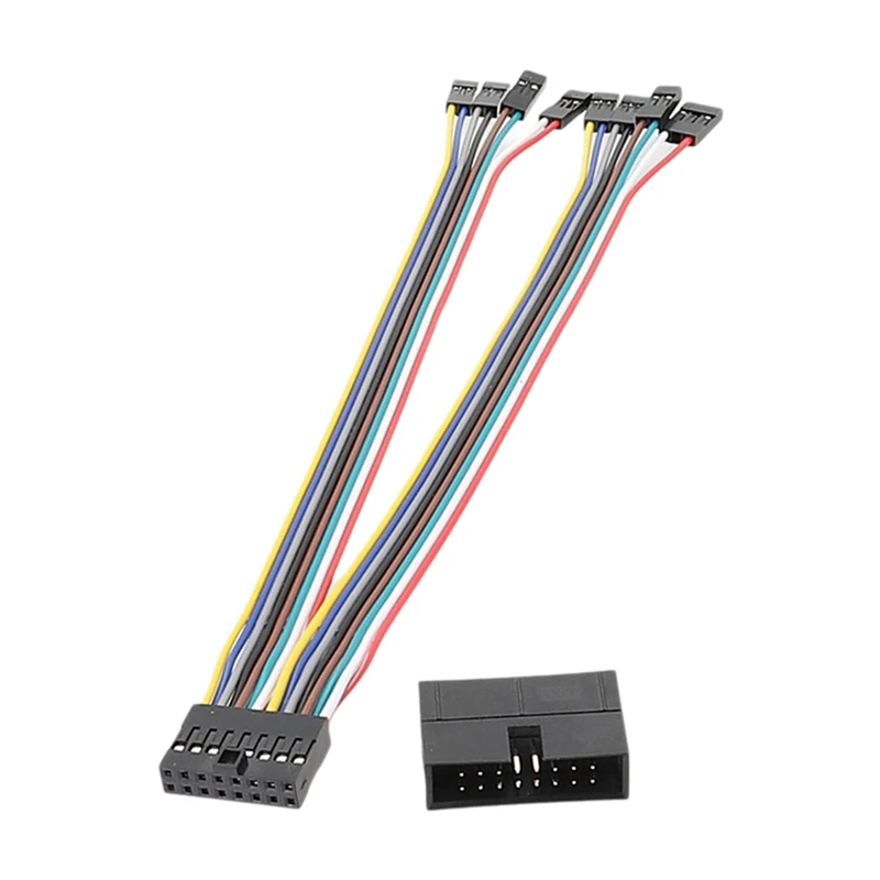 Multi Functional for Front Panel Connector Adapter Cable for Computer Case Server Switches Extension Cord