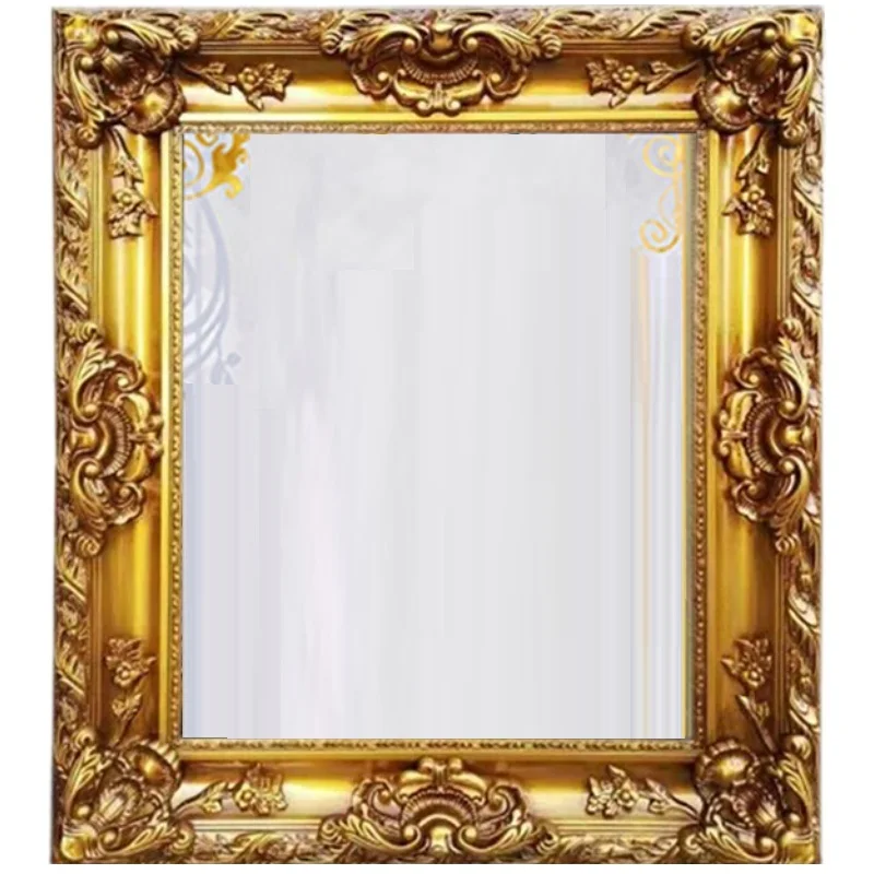 European Style Solid Wood Oil Painting Frame Wall Hanging Decoration Frame Antique Carved Picture Photo Frame Customized