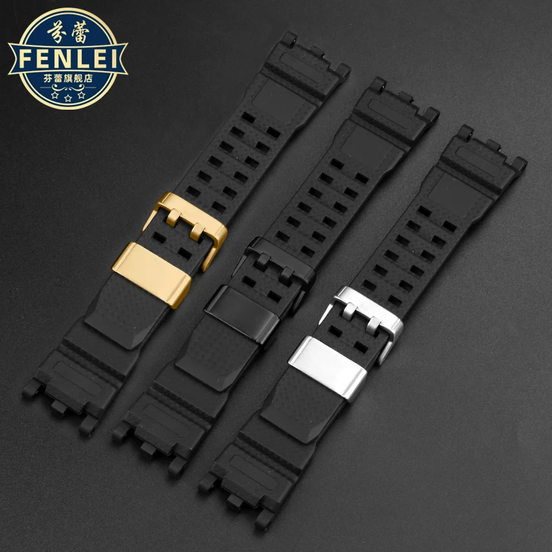 สร้อยข้อมือซิลิโคนสำหรับ Casio G-SHOCK โคลนขนาดใหญ่ GWG-2000ชุด GWG-2040ผู้ชายกีฬาเรซิ่นสายรัดยางอุปกรณ์เสริม26*22มม