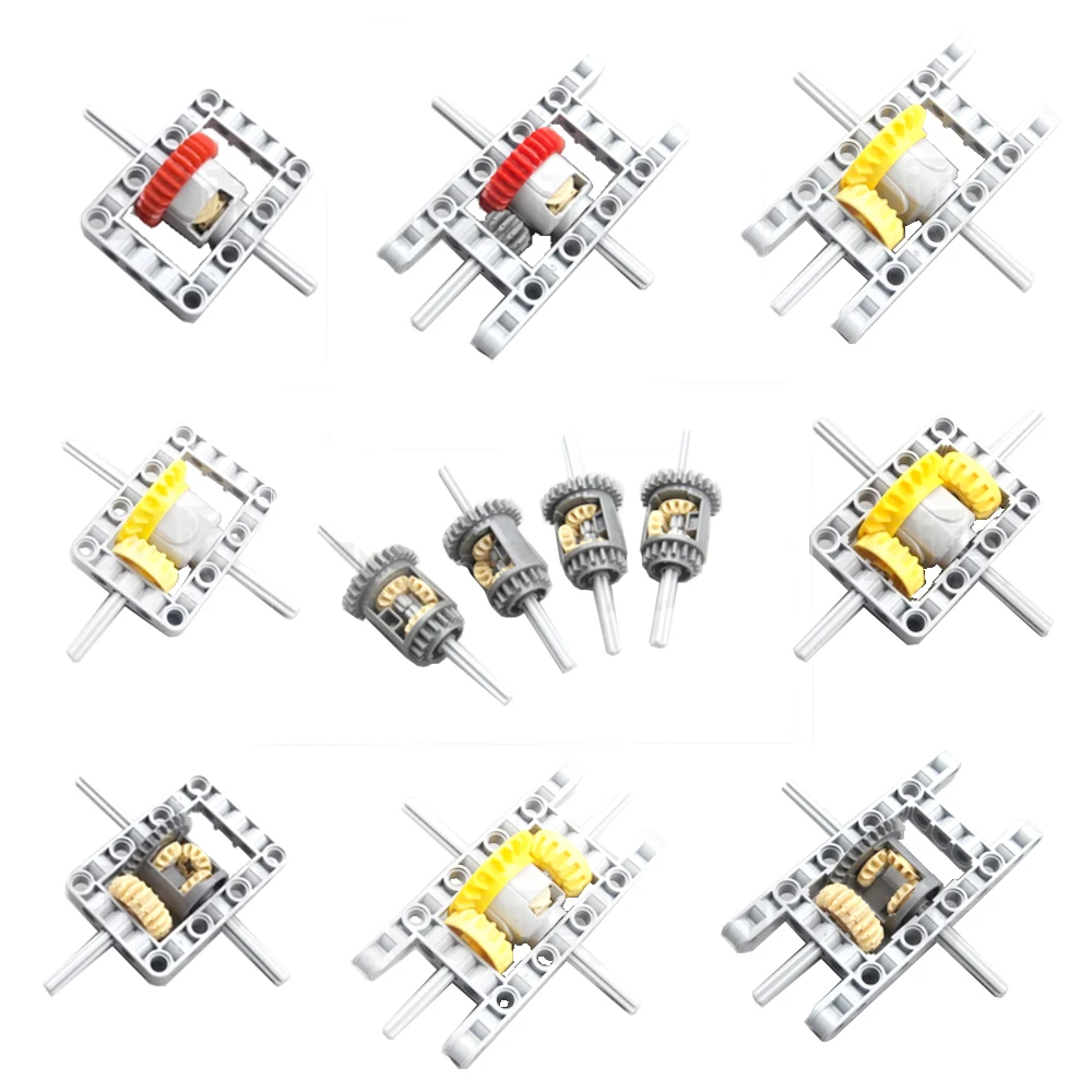 Bloques de construcción con función de potencia, piezas de Motor técnico, herramienta multipf Compatible con 8293 8883, tren de coche M L XLServo,