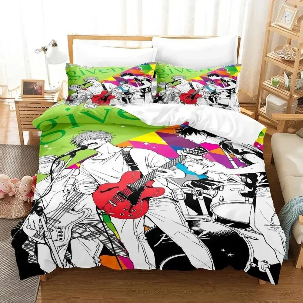 3D Print Anime Given Bedding Set Duvet Cover Bed Set Quilt Cover Pillowcase Comforter king Queen Size Boys Adult Bedding Set