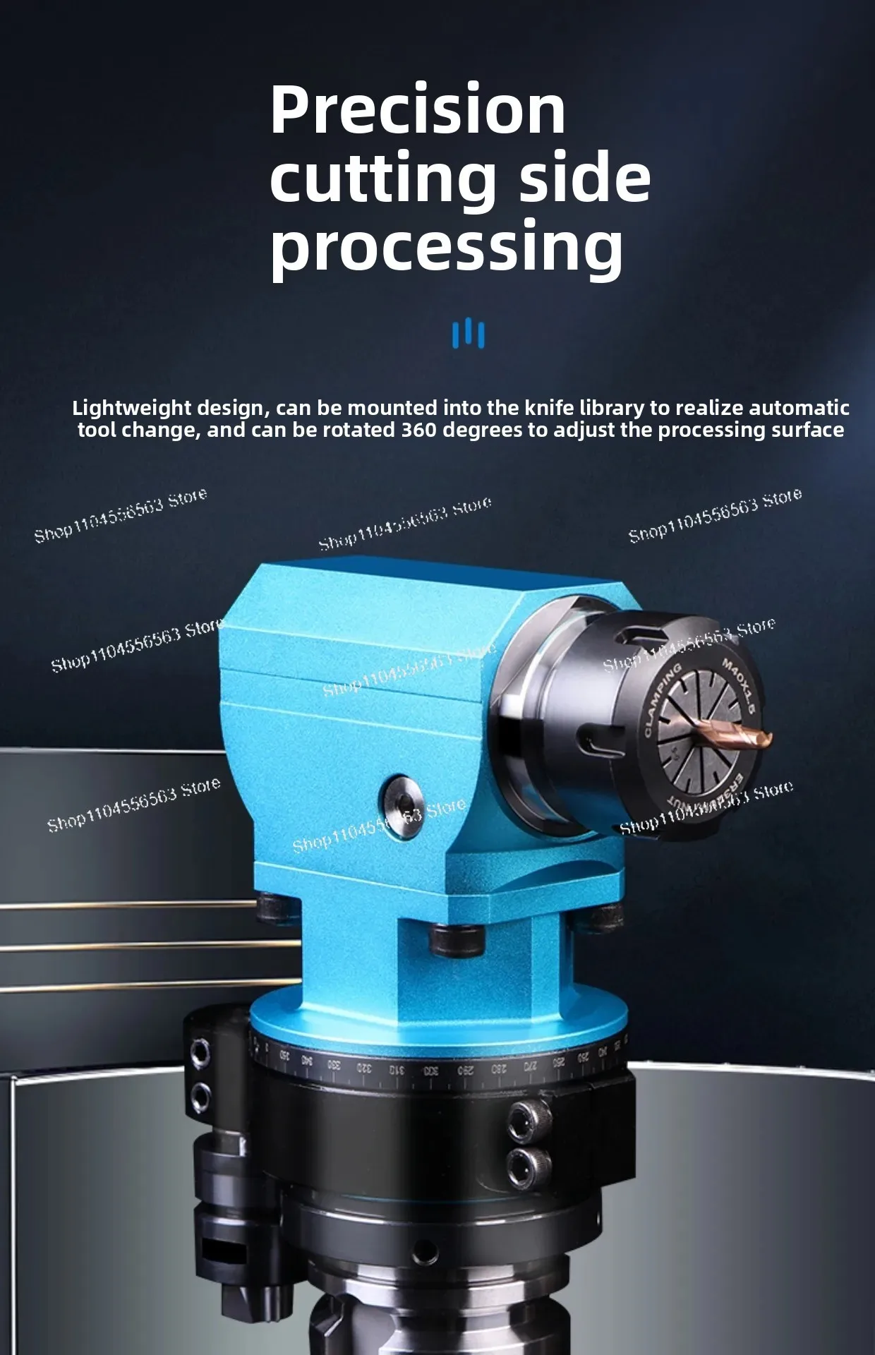 Cabezal de ángulo de BT40-90 grados, mango de fresado lateral BT50-AGER25 32 40 cabezal de fresado en ángulo recto 5000 ~ 6000 voluciones por minuto