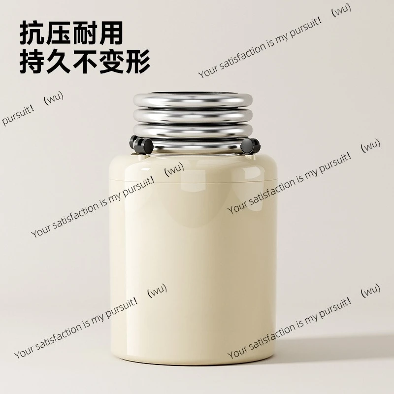Trash can: Household high-end, large capacity, large capacity, living room, bedroom, bathroom, movable double-layer trash can