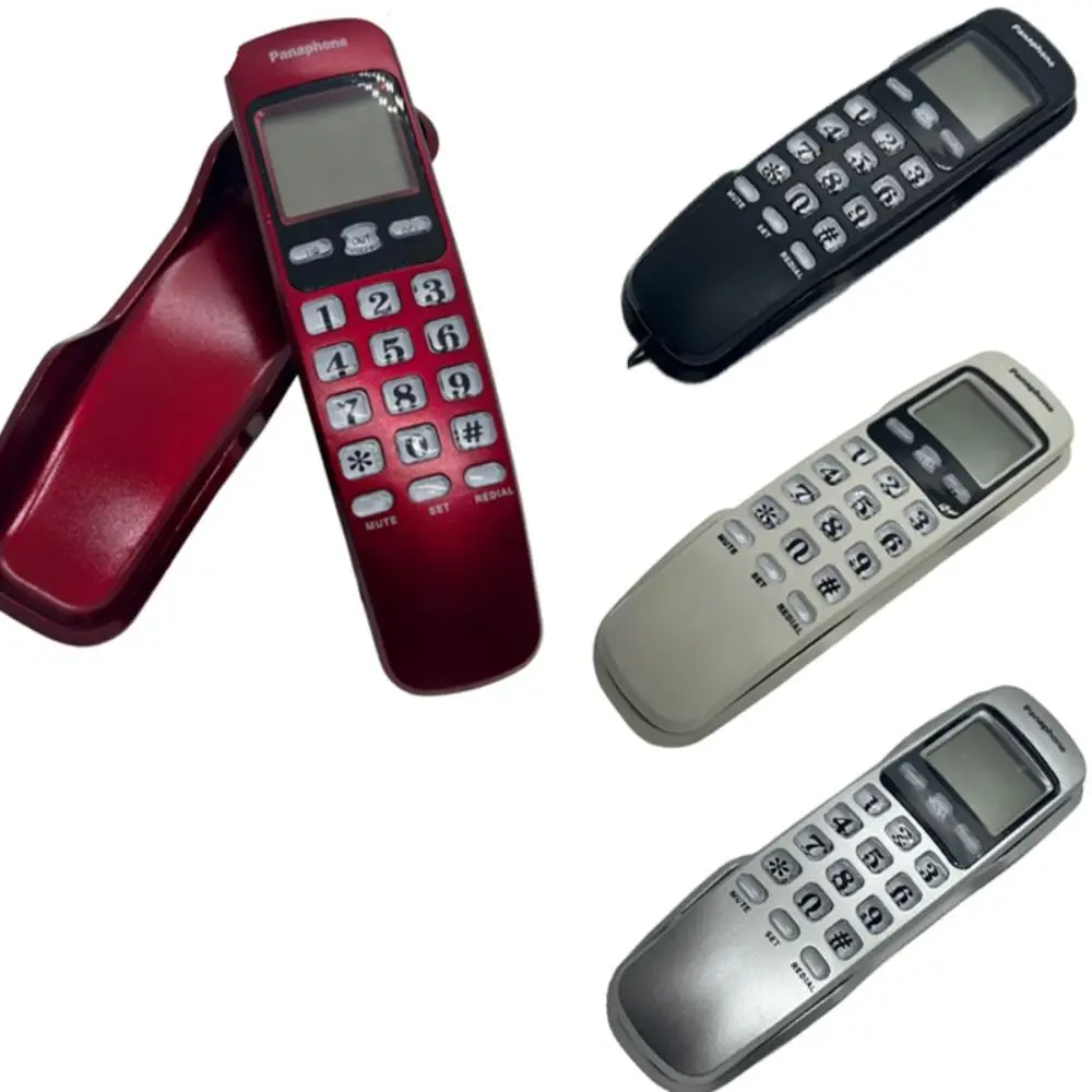 NEW Wall Mounted Corded Telephone Landline Compact Handset Phone Desktop House Phones Home Office