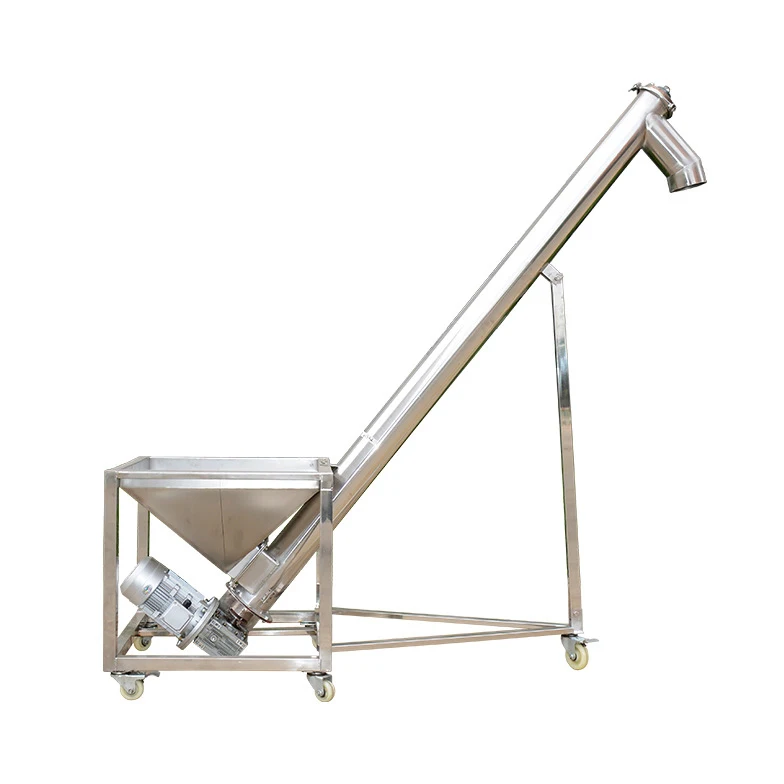 【Best-selling】Automatic U-Groove Tubular Spiral Conveyor Grain Screw Feeder For Cement And Lime New Condition
