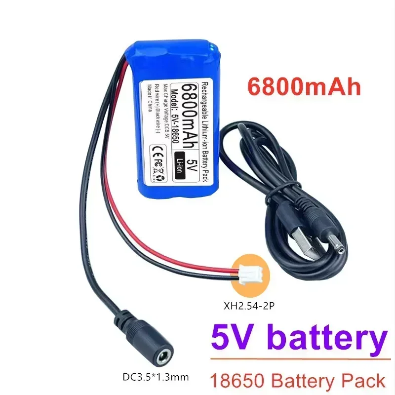 5V 18650 Lithium Battery for Microcontroller LED Outdoor Light Bluetooth Speaker Audio Backup Power Supply