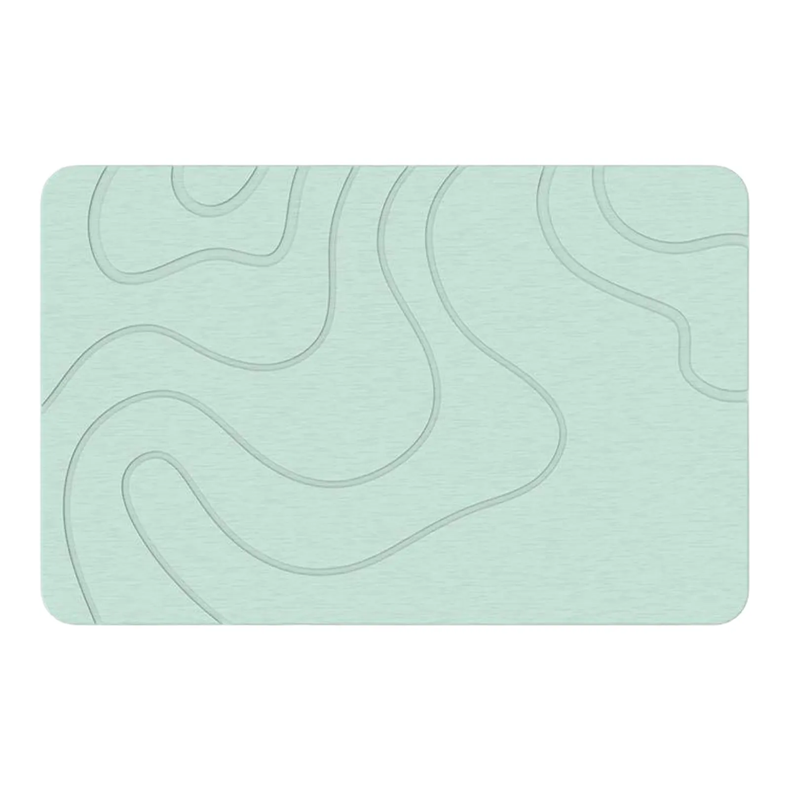 Mixed drying slip experience absorbent mat, mixed absorbent mat, kitchen and bathroom absorbent mat, and comfortable
