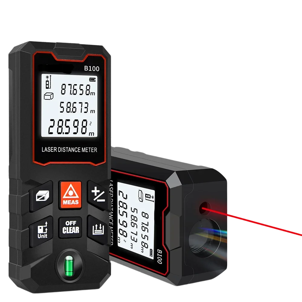 60M Ruler Laser Rangefinder, Ruler Area/volume Meter/foot/inch Tool