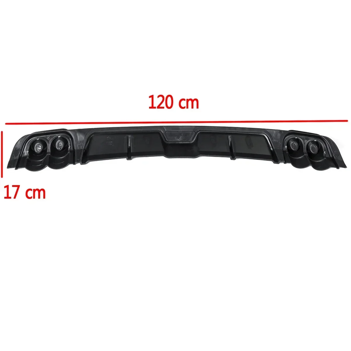 Universal Car Rear Bumper Diffuser Lip Canard For BMW E46 E60 E90 for Ford Focus 2 for Audi A3 Car-Styling ABS Plastic Body Kit view 3
