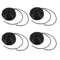 4Pcs 30M Meter 1/4 Inch Blank Distribution Pipe Drip Irrigation Hose Garden Watering Pipeline