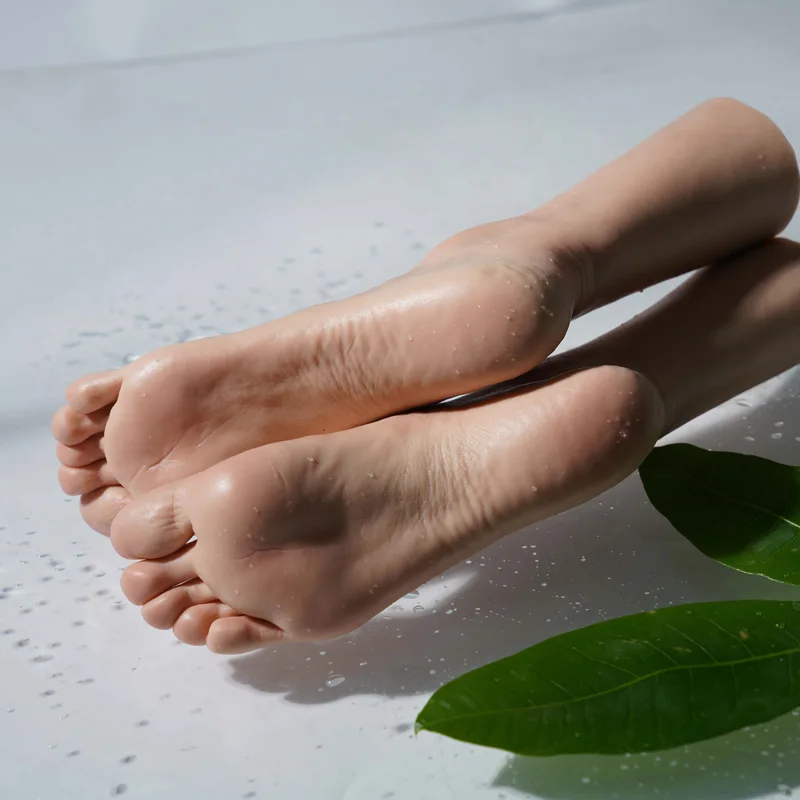 أنثى سيليكون القدم نموذج عالية محاكاة القدم الساق قالب للأقدام صنم الأحذية عرض الدعائم مجموعة فنية