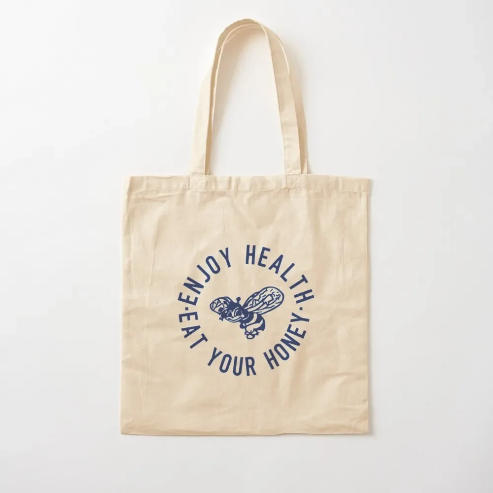 

Enjoy Health Eat Your Honey Cotton Tote Bag Big bag hand bag ladies Portable shopping