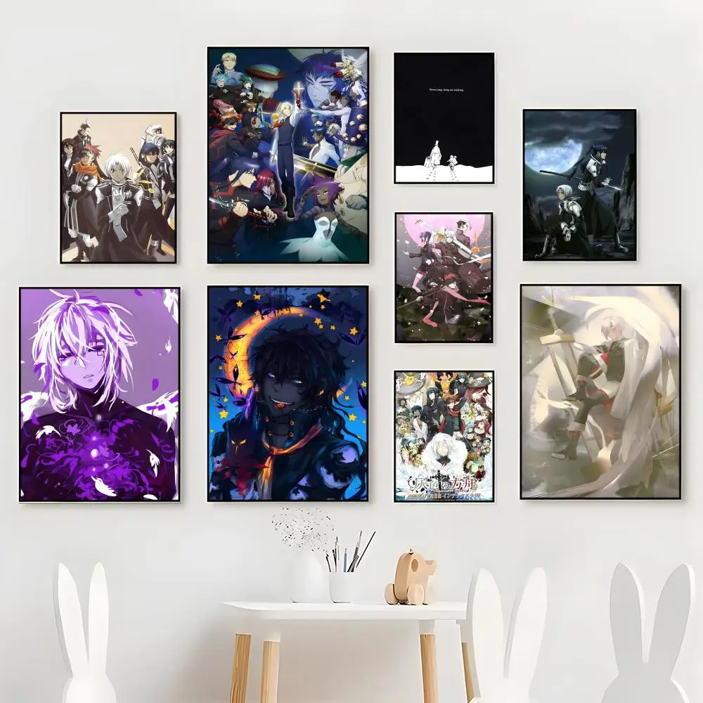 Póster de D.Gray Man Cross M-marian Premium para decoración de pared de salón, hogar, bar, cafetería y regalo