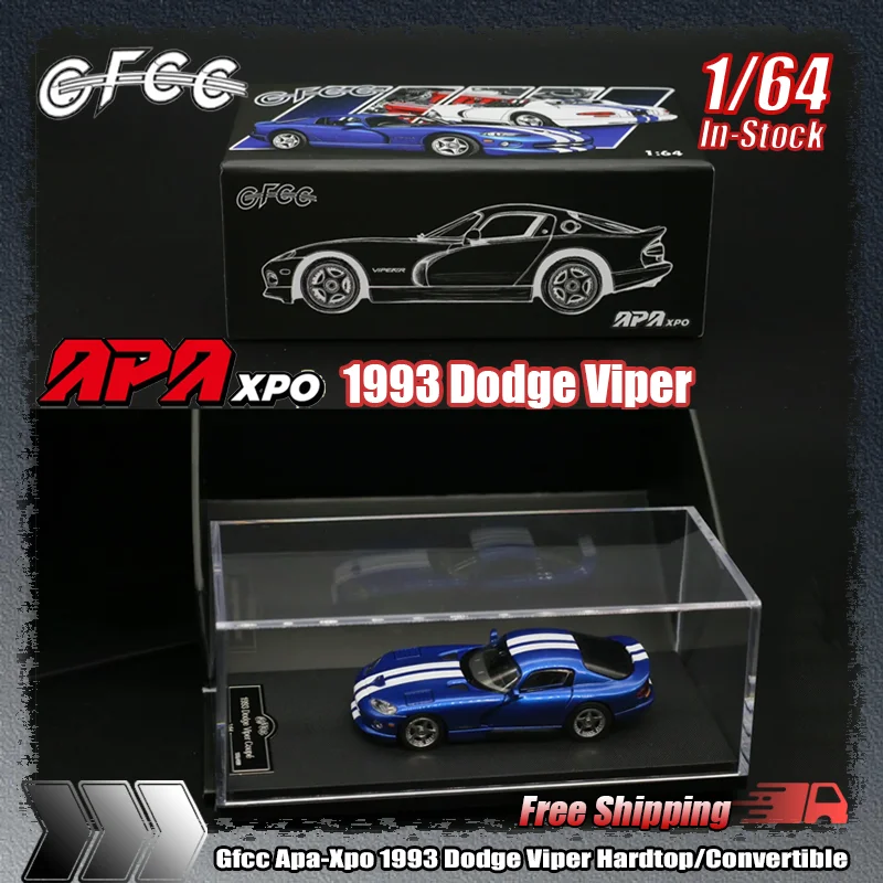 

Новый запас Gfcc Apa-Xpo 1:64 1993, Dodge Viper Hardtop/трансформер, имитация сплава, миниатюрная литая модель автомобиля, игрушки на заказ, подарки