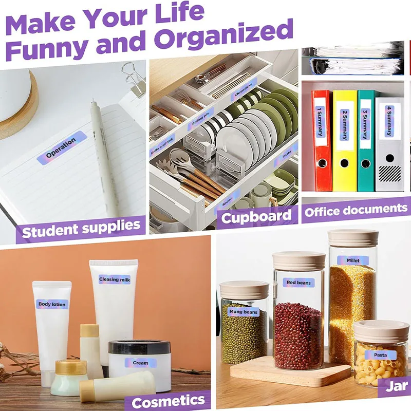 160 قطعة شريط ملصقات حراري ليزر ثلاثي الأبعاد لامعة ذاتية اللصق لفة قابلة للطباعة ورق لاصق متين فضي اسم علامة هدية للحفلات