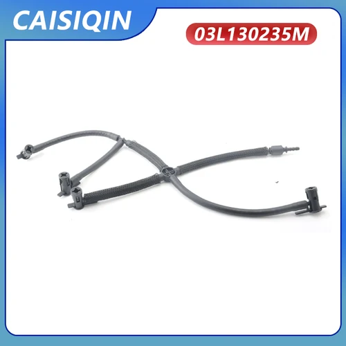 1 Uds 03L 130235 Manguera de línea de retorno M, manguera de inyector, línea de fuga, manguera de boquilla de inyector 03L 130 235M 2011-combustible para VW Amarok