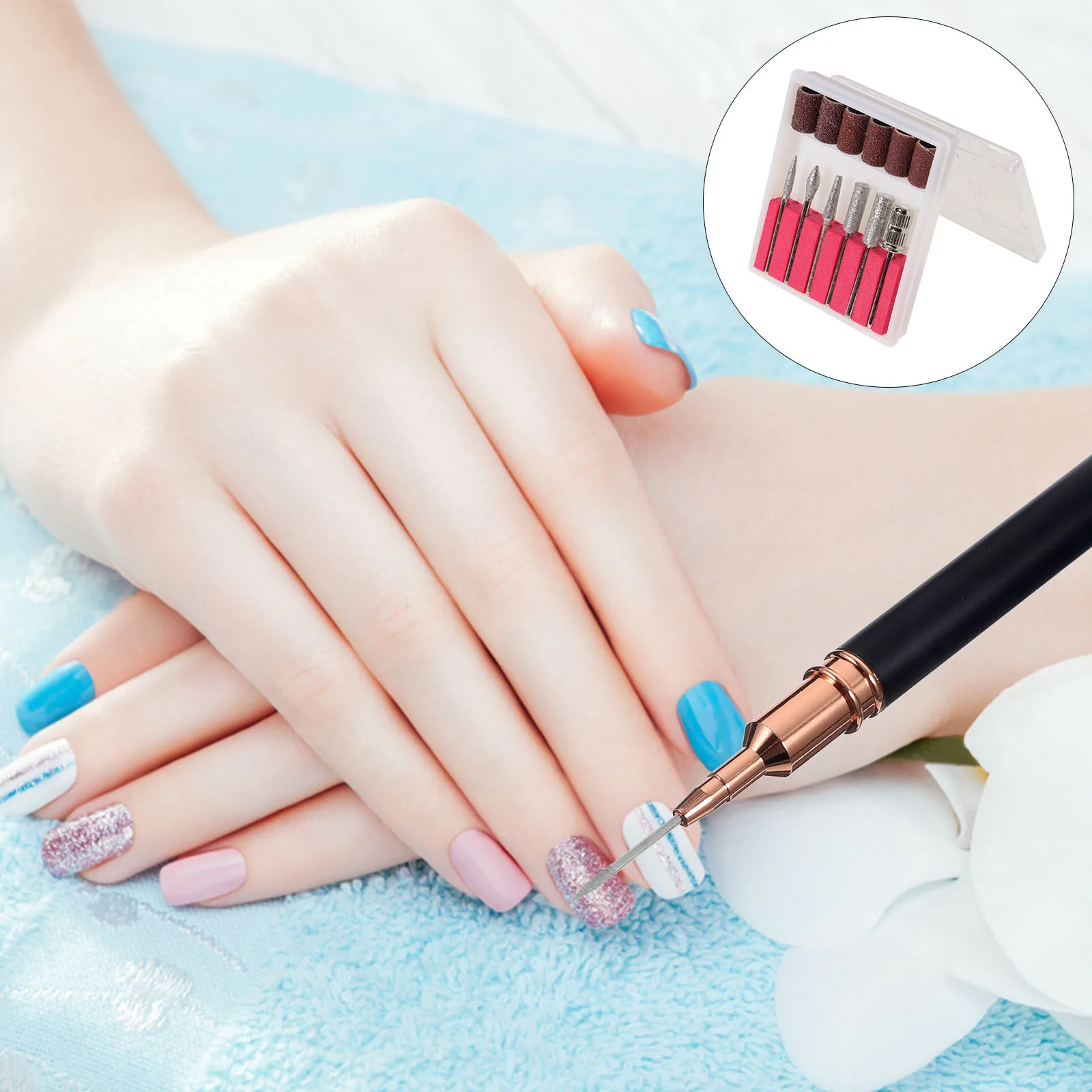 

Nail Grinding Polishing Bits Tungsten Steel Pet Grooming Supplies Manicure Tools Nail Drill Bit Kits High Quality