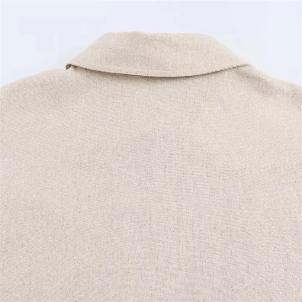 Damen-Langarmshirt im lässigen Stil mit Kordelzug-Design, Frühling/Sommer, neues Produkt, Kragen, lässiges Oberteil