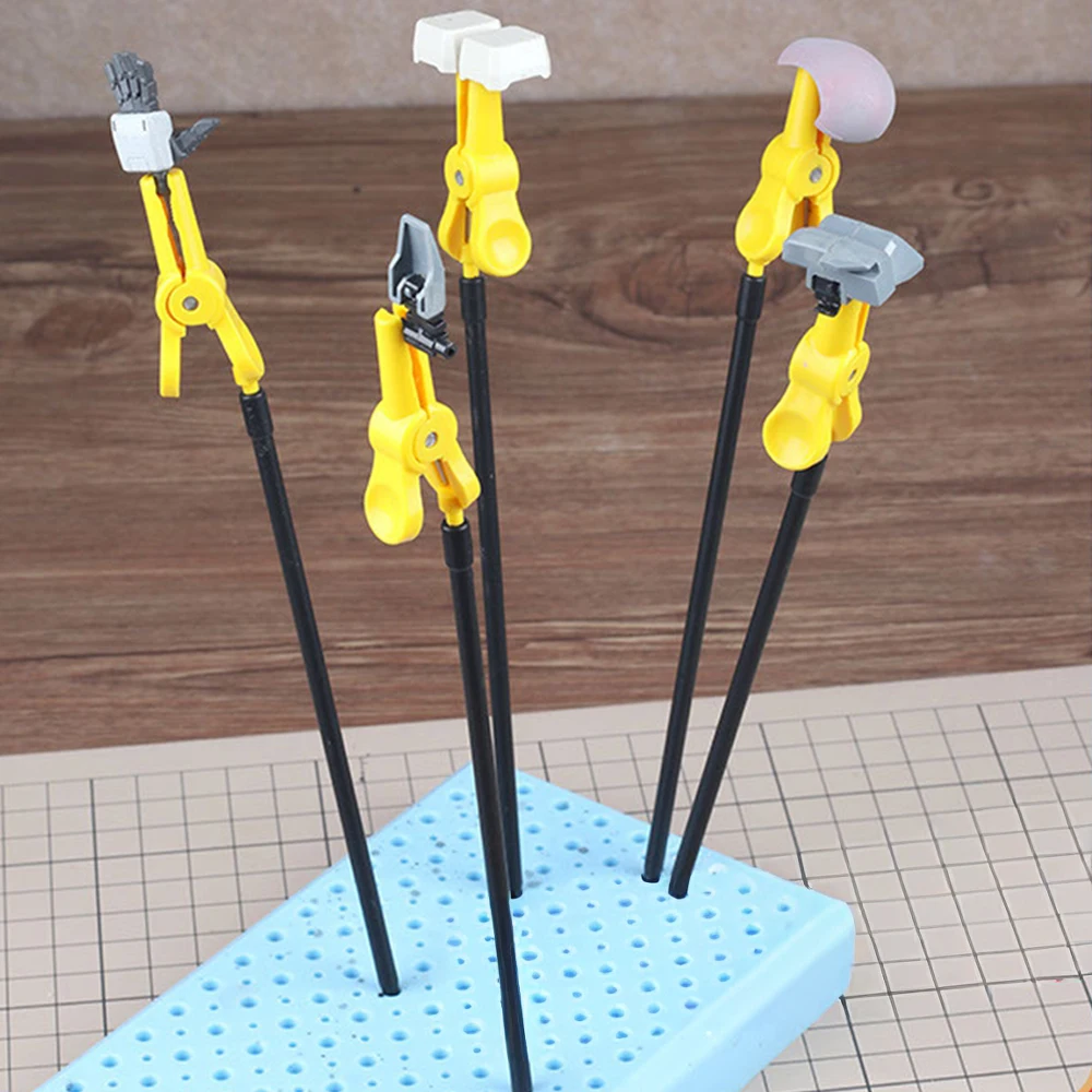 Model Painting Spraying Alligator Clip Stick for DIY Painting Spraying Color Model Tools Kits