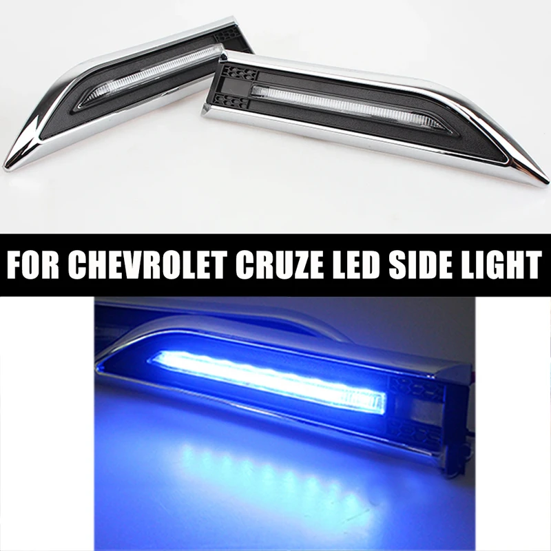 

Led Side Lights For Cruze Chevrolet 2011 2012 Accessories 2009 2010 2013 2014 2015 Turn Signal Side Marker Light LED Fender Lamp
