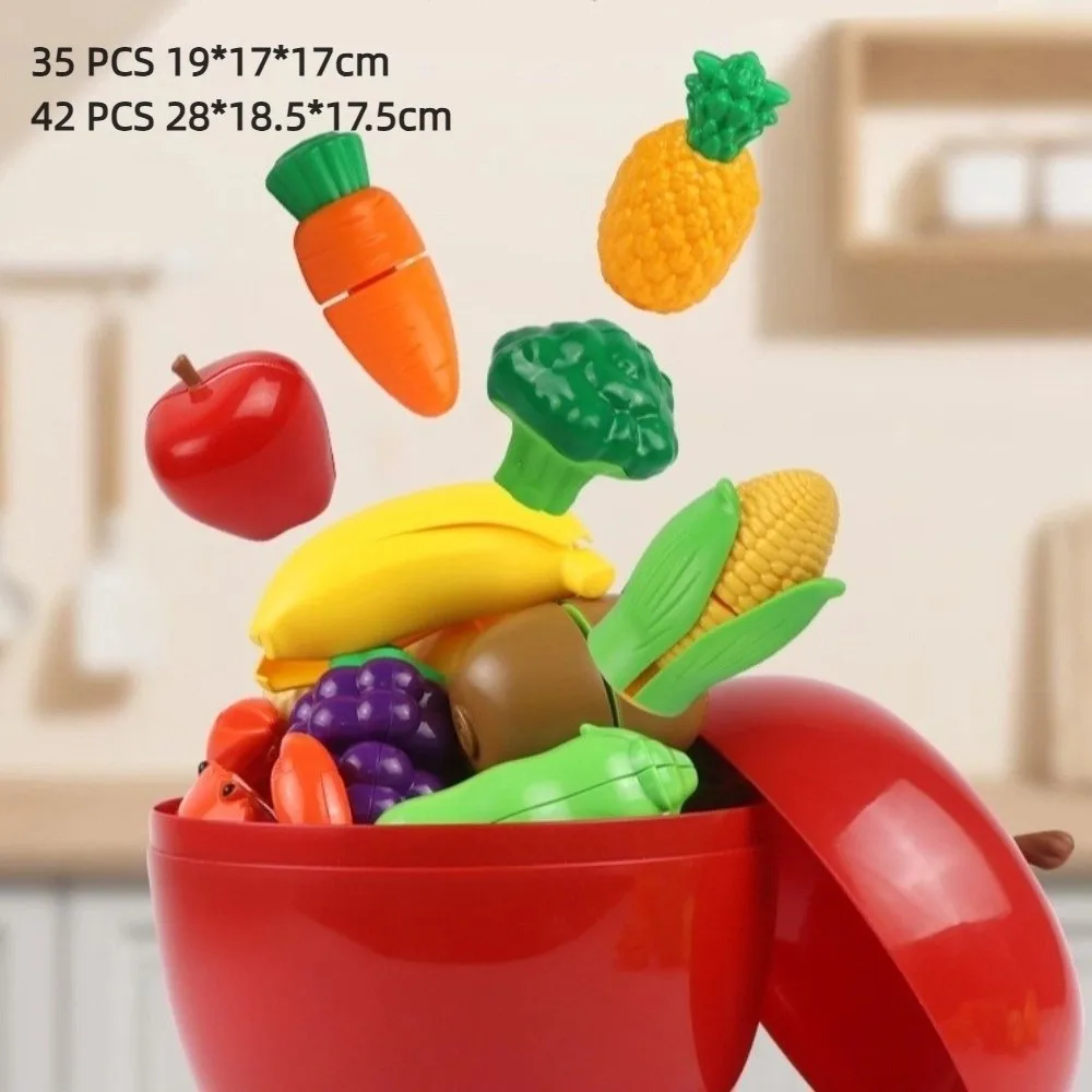 Simulierte Gemüse Scheibe Spaß Spielzeug Durian Kautable Kinder Obst Schneiden Spielzeug Pädagogisches Pretend Spielen Küche Spielzeug Geburtstag Geschenk