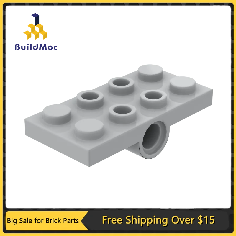 10Pcs MOC Parts 26599 Plate Modified 2 x 4 with Pin Holes Compatible Bricks DIY Assmble Building Blocks Particle Kid Toy Gift