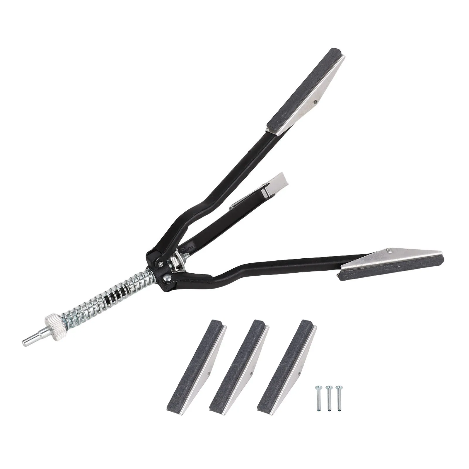 

Cylinder Hone Tool Engine Cylinder Hone Tool 2.24in-9.84in Diameter Adjustable Deglazer 220 Grit with Extra 4in Long Stones