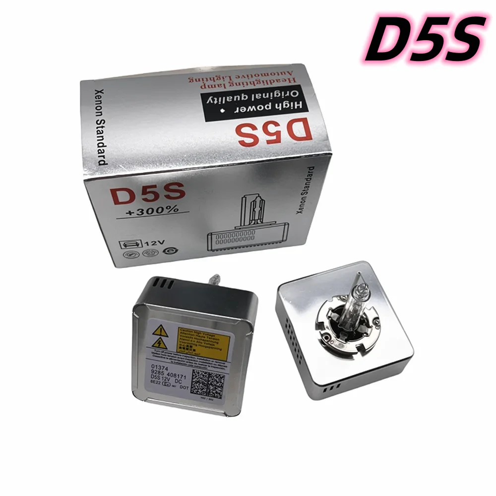 

1/2pcs XENON HID Bulb Headlight D5S Bulb 6000K 25W Super Bright Light Bulb