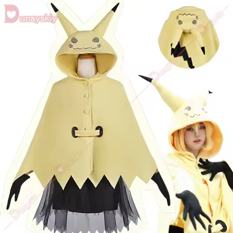 Mimikyu Cosplay Suit Women Pajamas Anime Cartoon Dress Halloween Robe For Adults Kids Cute Pajamas Women Suit