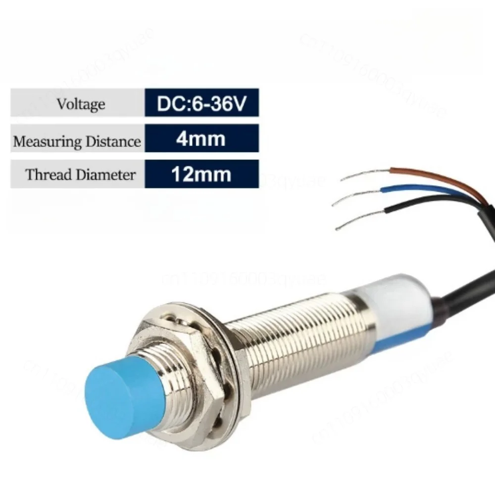 3PCS LJ12A34Z/BX Proximity Switch Photoelectric Sensor 3 Wire NPN Metal Induction Sensor