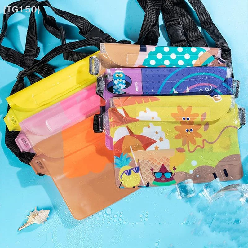 【TG150-M3】Waterproof Swimming Bag Shoulder Waist Pack - Underwater Mobile Phone Case Cover for Beach Boat Sports Diving Travel S view 3