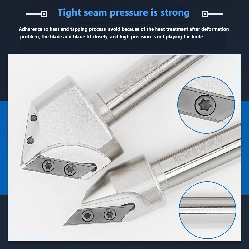 XC30 Long-edge Chamfering Tool Rods: 30°, 45°, 60°, 15°, 20°; Large Hole Chamfering Tools: XCET3004