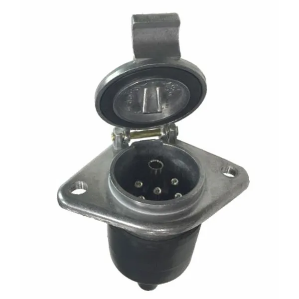 24V 7-Pin Trailer Socket Box N   European Style Connector