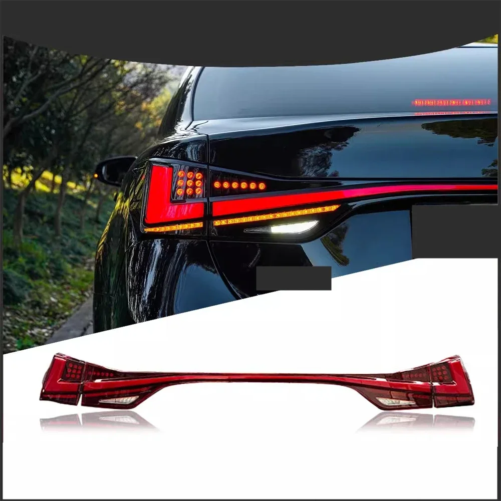 Lexus,アニメーション,GS350,gs200t,gsf 2013-2020用のLEDテールライト