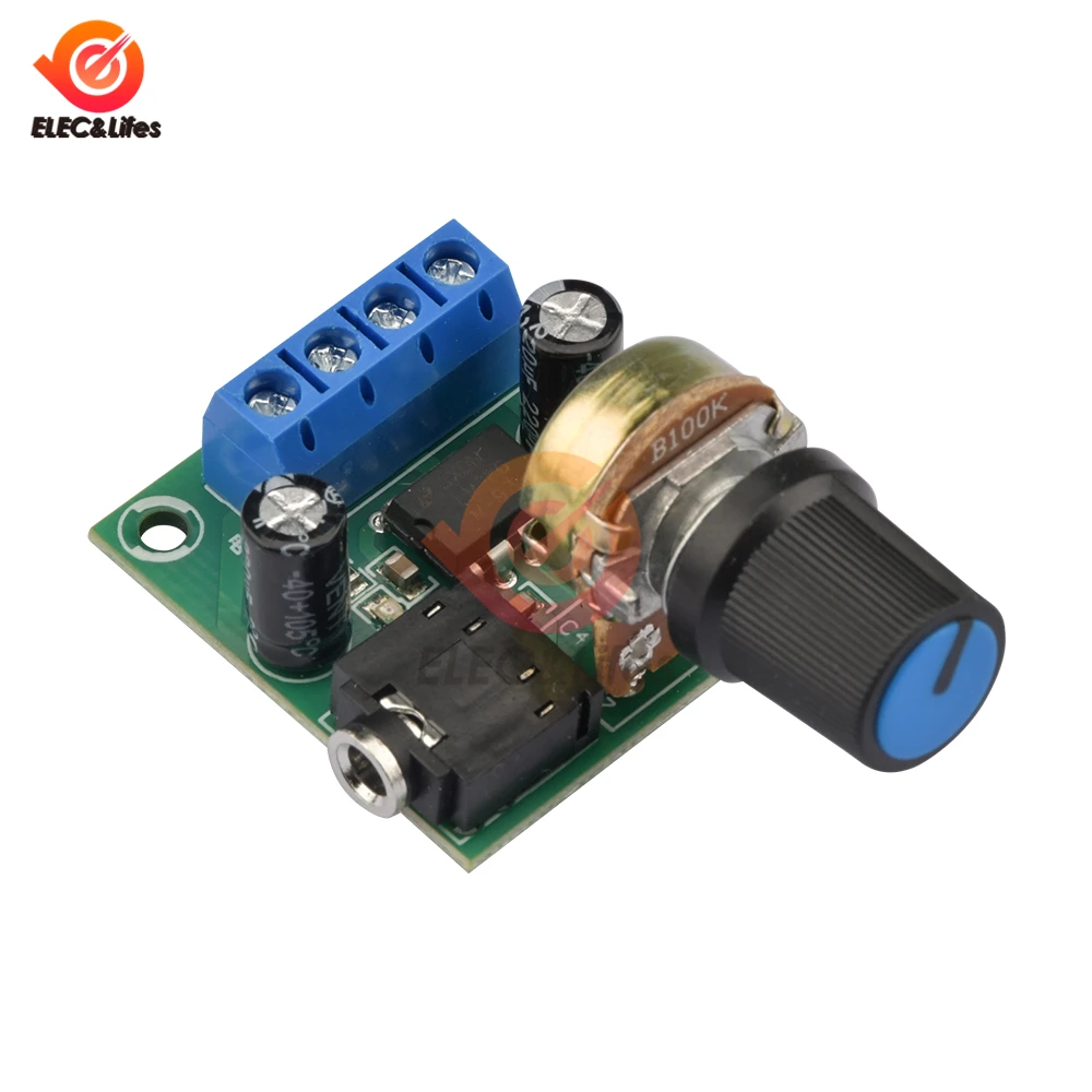 DC 3V-12V LM386 Mono Mini Power Amplifier Board YX1667 Audio Power Amplifier Board Adjustable Volume Mini Power Amplifier Module