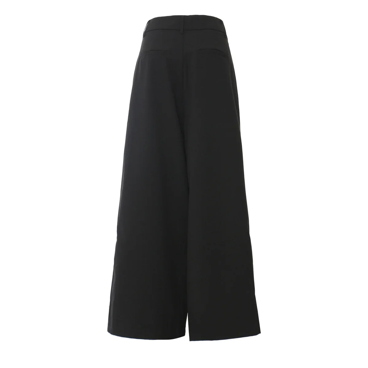 Calças de perna larga elegantes mulheres senhora do escritório formal negócios blazers calças retas listrado três cores costura retalhos folga