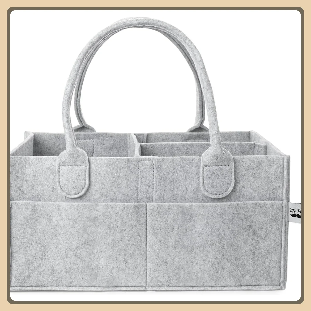 منظم علبة حفاضات الأطفال المحمول، تخزين مقعد السيارة لطاولة تغيير الحضانة