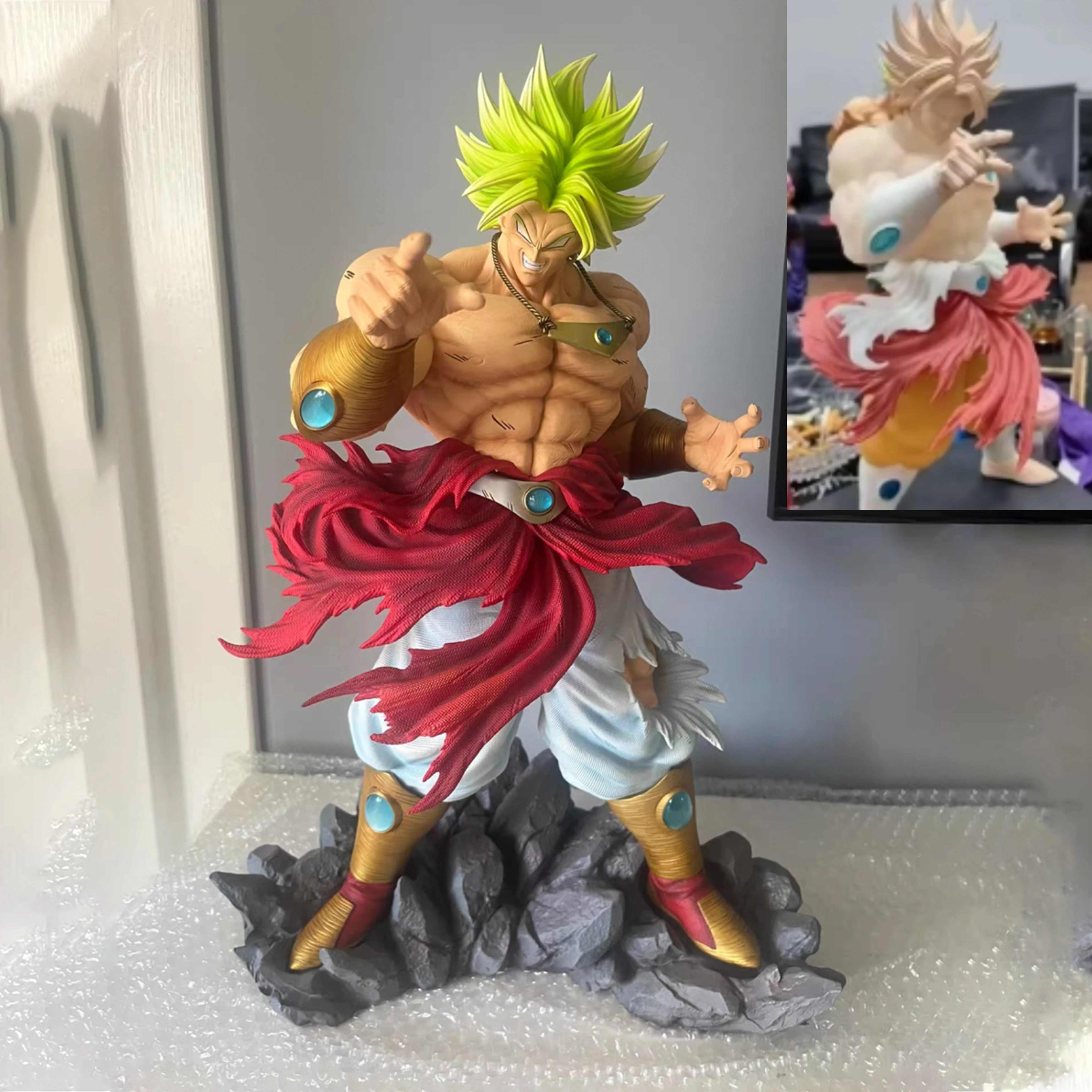 Jt Speelgoed Anime Dragon Ball Figuur Broly Actiefiguren Super Saiyan Broly Beeldje 50 cm Pvc Pop Decora Standbeeld Model speelgoed Geschenken