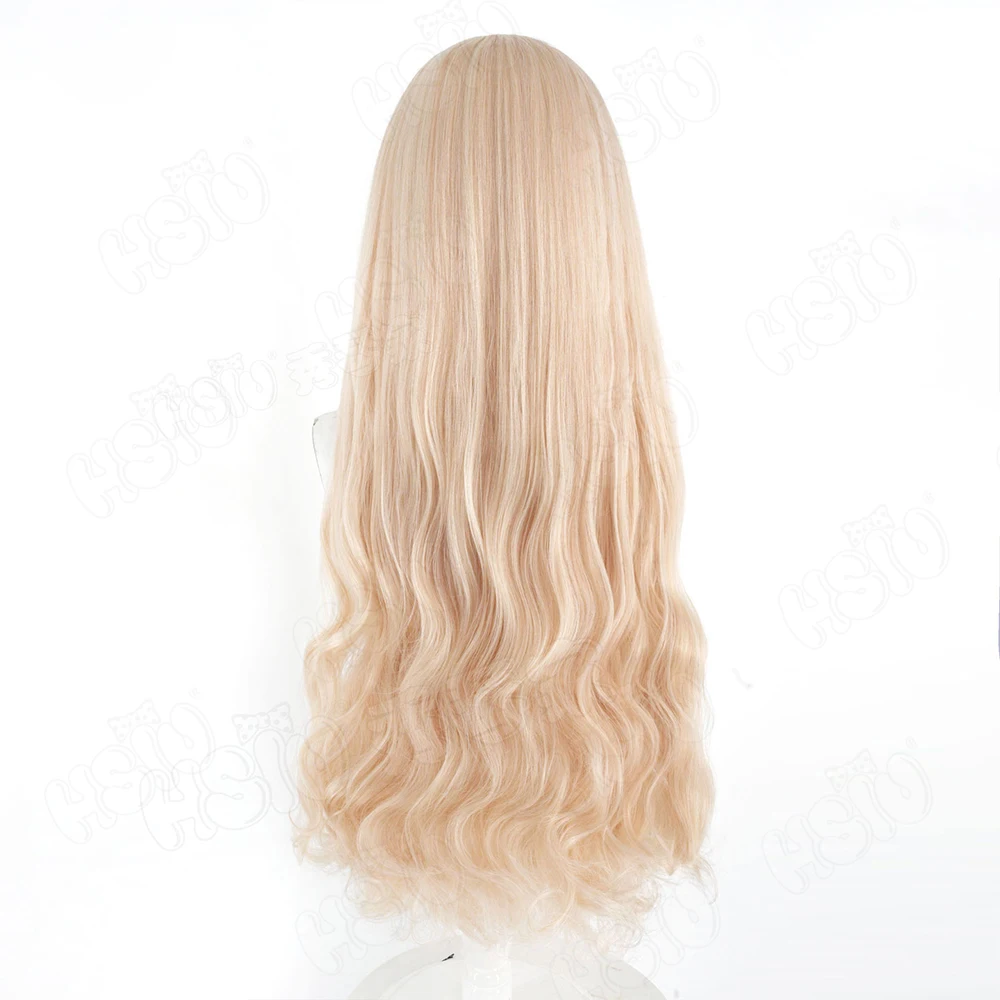 ゲームブルーアーカイブ 翠園セイヤ コスプレウィッグ 90CM 黄色のロングヘア合成ウィッグ+ウィッグキャップ パーティー ハロウィンウィッグ