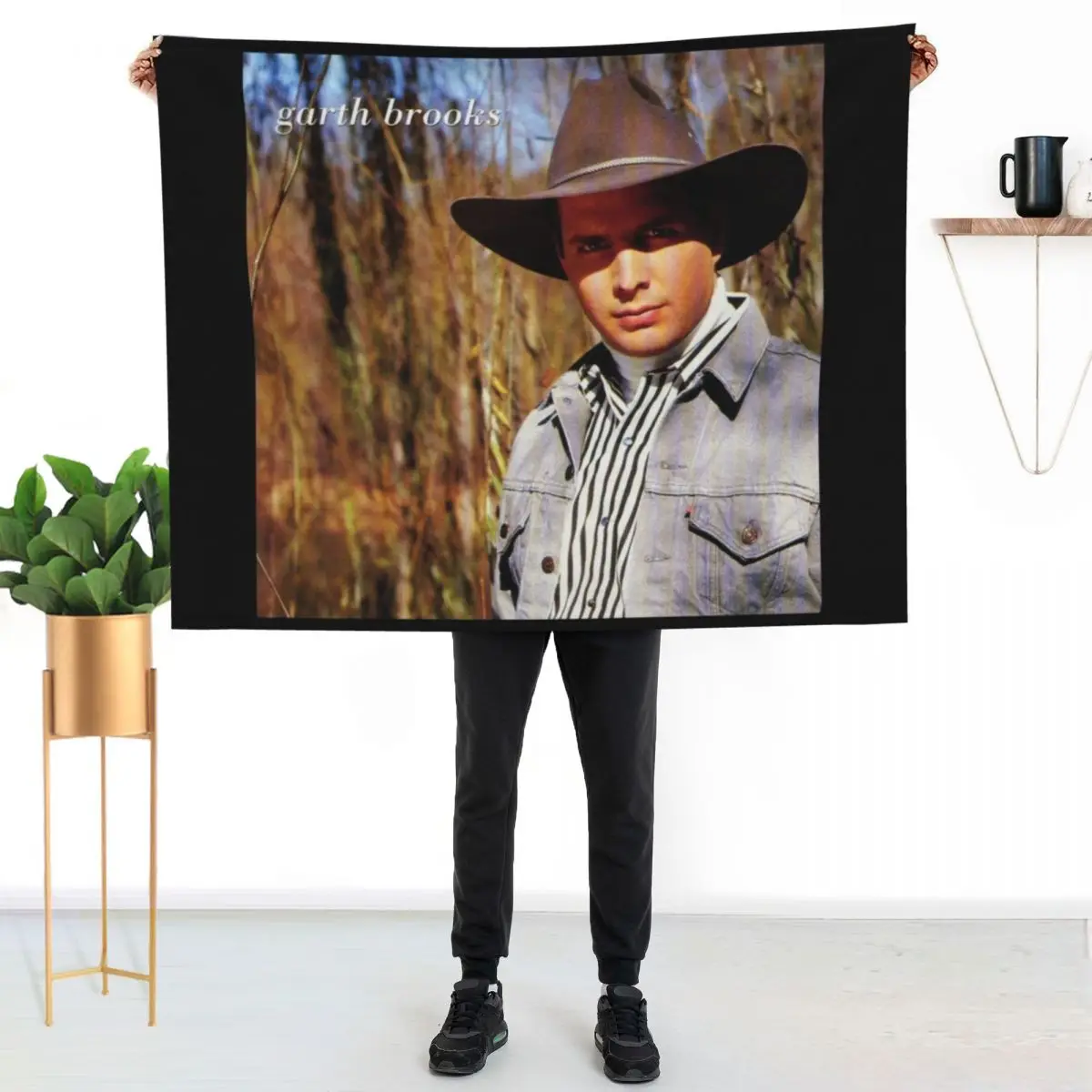 

Garth Brooks Throw Blanket Warm Cozy Throw Blanket for Living Room Couch