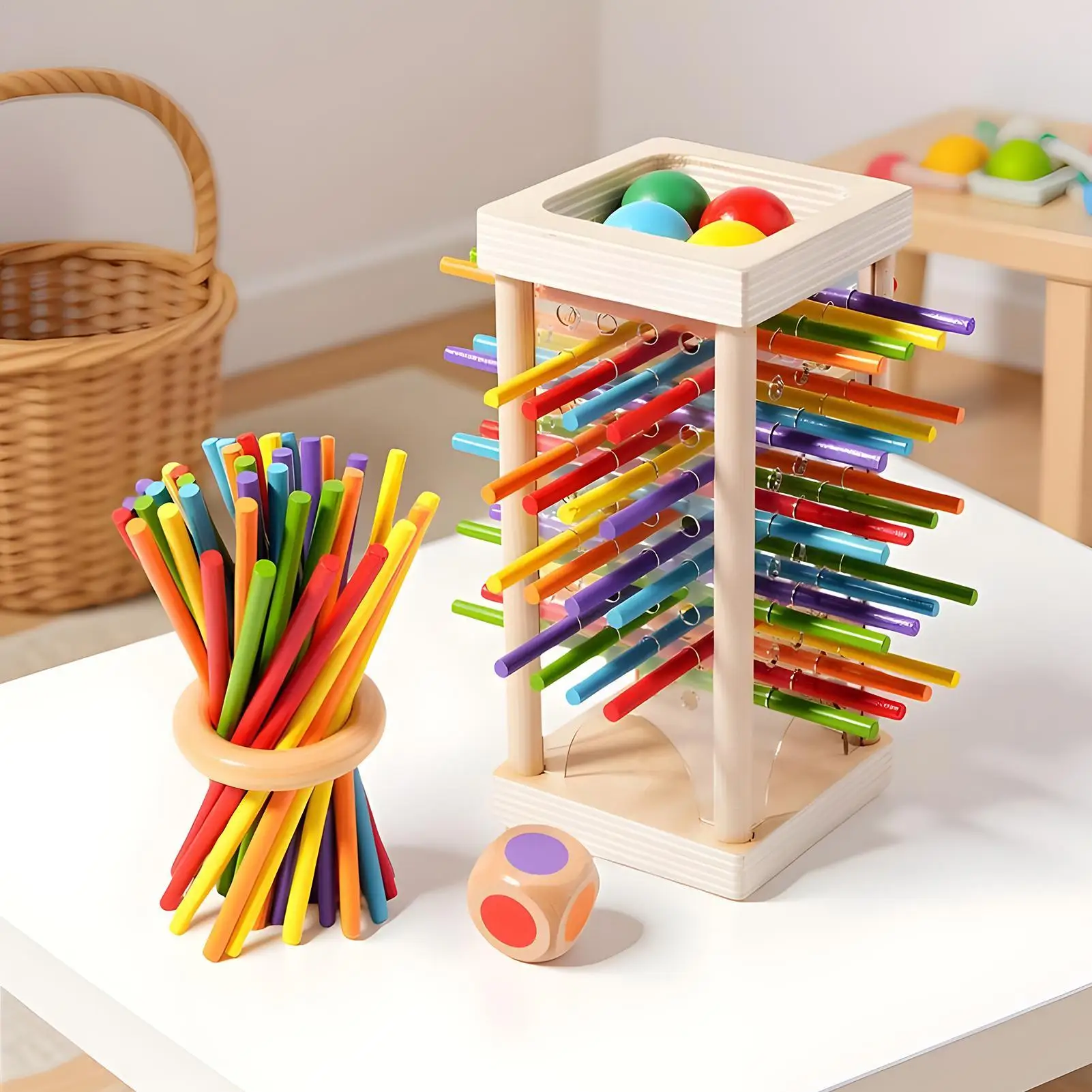 

Деревянные палочки, классическая игра с деревянными палочками для нескольких игроков для детей, для мальчиков и девочек, дошкольников, семьи, друзей, путешествий на автомобиле