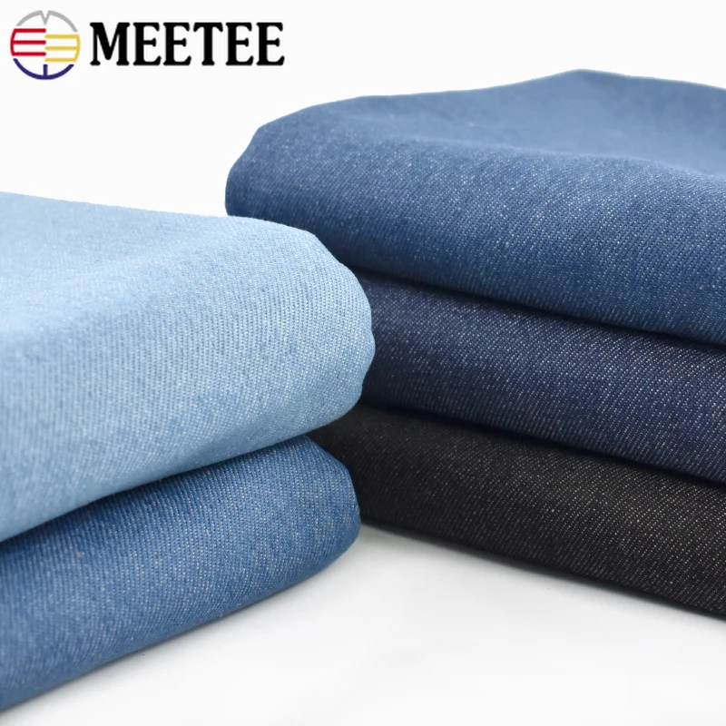 

Meetee 90*170cm Thick Denim Fabric Autumn Winter Washed Denimed Cloth Coat Skirt Handbag Sewing Fabrics DIY Handmade Accessories